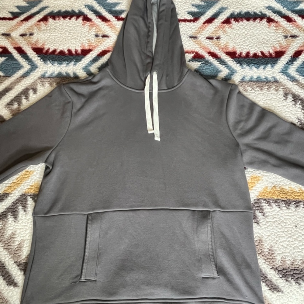 Grey Fleece Hoodie 🖤